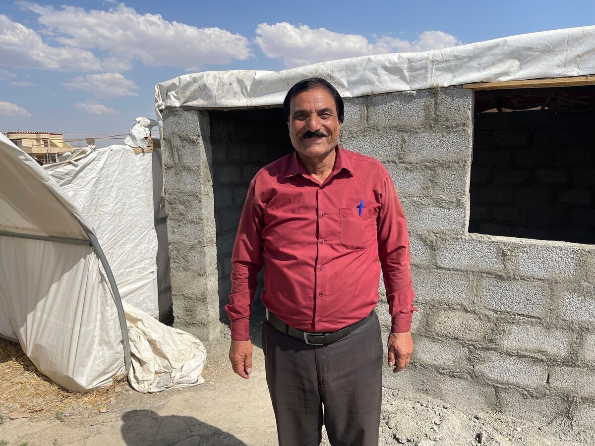 Noi ajutăm la asigurarea de adăpost decent și sigur persoanelor care s-au refugiat în Kurdistan